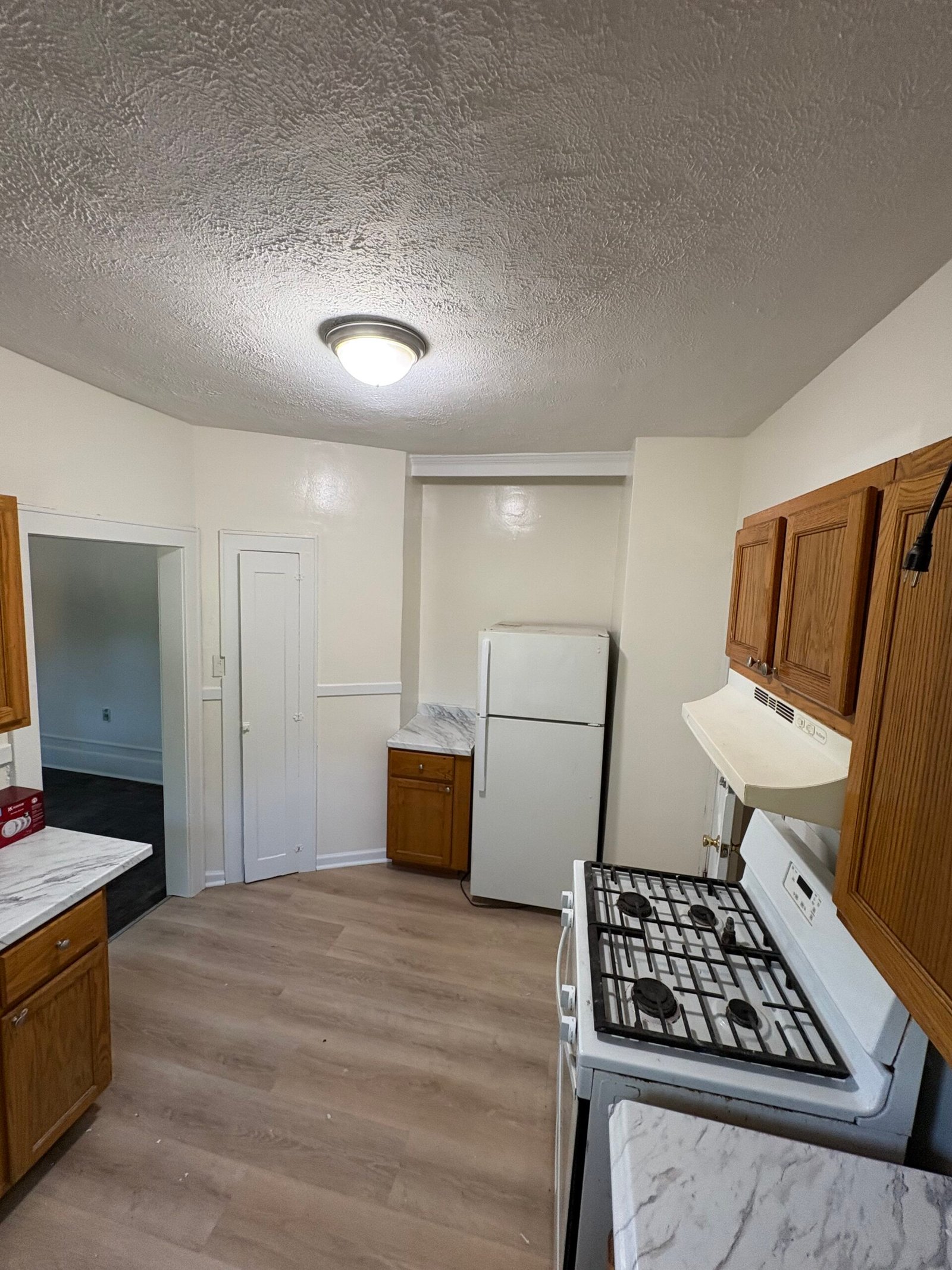 New Countertops, Flooring, and Fresh Paint